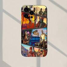 Funda protectora de TPU con patrón de , nueva, vendida bien, clásica, creativa y divertida, a prueba de golpes para iPhone 7/8/11/12/13/14/15/16pro/16Plus/16Promax/X/Xs Max/Xr/Se/Mini, adecuada para niños y niñas - Blanco antiguo - Ver 7