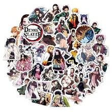 50张 Aniplex 官方授权贴纸 混合装 鬼灭之刃 动漫卡通贴纸 儿童笔记本电脑 滑板玩具贴纸 (鬼灭之刃) - 彩色 - 查看 13