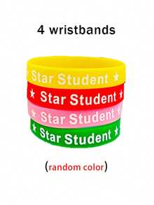hoojojo 5pcs/Set Gelang Warna-warni, Gelang Penghargaan Siswa, Penghargaan Siswa Berprestasi, Perlengkapan Kembali ke Sekolah - MultiWarna - View 14