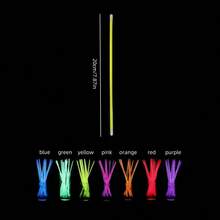 10/50/100pcs Glow Sticks, Party Decorations, Bachelorette Party, Gender Reveal Decorations, Wedding Decorations, Party Supplies, Party Favors, Photography Props, Weddings, Parties, And Dancing, Glow Necklaces And Bracelets, Great Gifts For Friends Or Family. - Multicolor - View 12