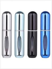 5pcs/4pcs/3pcs/2pcs/1pc Portable Refillable Travel Perfume Bottles, 5ml Travel Size Atomizer Sprayer, Pocket Perfume Containers, Travel Spray Bottles, 5ml Bottom Refill Perfume Decant Vials, Reusable Travel, Pressing Dispenser Sample Bottles, Back To School Essentials, Small Water Bottles For School, Women Decorative Accessories - Multicolor - View 61