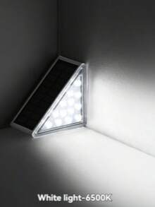 2/4/6 件太阳能 13LED 户外防水创意太阳能楼梯灯、楼梯台阶灯、路径灯、露台甲板、花园、节日装饰、圣诞节