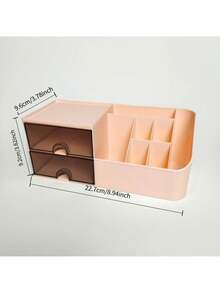 1 pieza Organizador de escritorio multifuncional con cajones pequeños, adecuado para almacenamiento de escritorio en el hogar