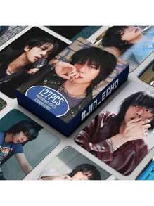 124pcs/92pcs/55pcs JIMIN V J-HOPE RM JIN Lomo Cards, Double-Sided High Definition Photo Cards, Merchandise Cards, Collectible Cards, Valentine's Day Gift, Small Gift, Popular Group Fansite Cards - Multicolor - View 41