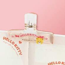 Miniso Caja de regalo de la serie Sanrio Hello Kitty, que incluye un diario, un clip para diario y notas adhesivas, adecuado para crear cuentas diarias o registros de viaje (1 pieza) - Rosa - Ver 4