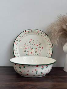 1个30cm圆盘、29cm厚方盘、15cm小方盘，适用于意大利面、沙拉、甜点和寿司 / 多用途厨房用具，适用于餐饮、家庭聚会、火锅和烧烤 - 四季餐具配件 - 圓盤 - 查看 11