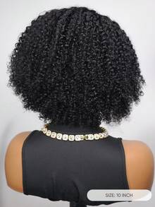 jessie's wig 杰西假发 无胶预剪蕾丝假发 即戴即用 蓬松卷曲 4x4 预剪蕾丝假发 短波波头 100%真人发假发 - SNatural - 查看 5