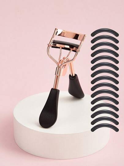 10 pezzi Bigodino per ciglie in silicone con pettine, strumento di makeup vegano, bigodino per ciglie professionali adatto a tutte le forme degli occhi, permette di ottenere facilmente e in una riccio duraturo, makeup, economico, decorazione camera, toeletta, viaggio, camera da letto, accessori per il makeup, bigodino per ciglie