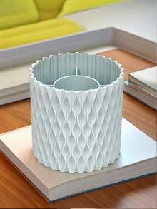 1个可旋转菱形网格化妆刷架，梳妆台收纳架 - 适用于口红、眉笔、眼影刷、散粉刷等，简约桌面文具刷架收纳架 - 彩色 - 查看 10