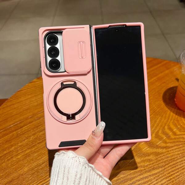 New Luxury Lens Sliding Cover Magnetic Folding Phone Case Compatible With Samsung /6 Fold7/6, Minimalist Protective Cover Compatible With Apple 17/16/15/14/13/12/11 Pro Max, Samsung Galaxy S25/24/23/22 Pro+, Redmi Note 14/13/12 Pro Waterproof Shockproof Anti-Fall Scratch Resistant