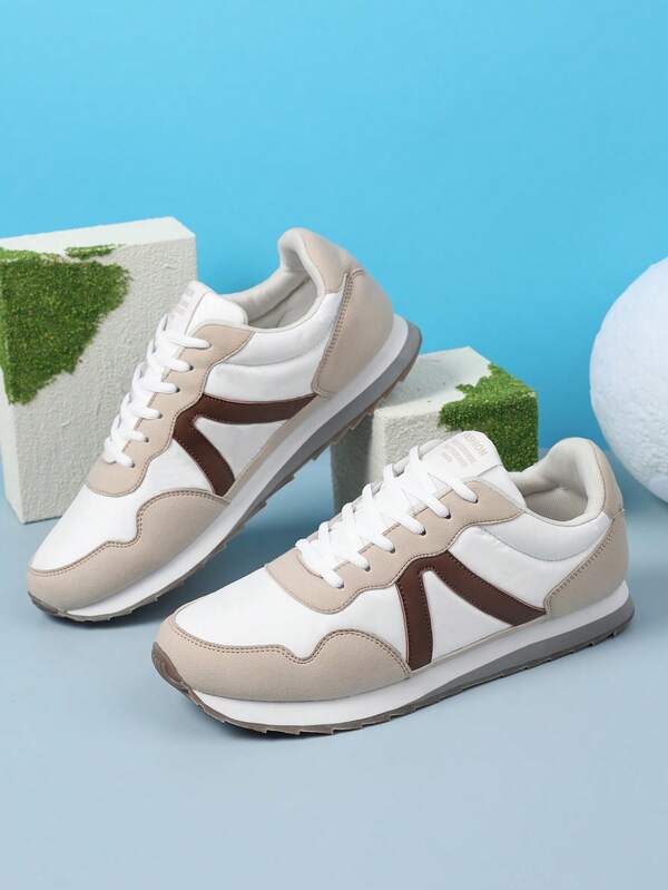 Women's Casual Sneakers For Spring & Autumn, Outdoor Shoes, Gump Shoes, Training Shoes, Running Shoes, Walking Shoes, White Shoes, Student Shoes, Back To School, Jogging Shoes, Comfortable Plus Size