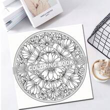 Hoa Nở Rộ: Bao gồm nhiều họa tiết hoa khác nhau, 24 trang minh họa hoa đẹp mắt, đẹp và thư giãn, quà tặng Giáng sinh, quà tặng Halloween, quà tặng sinh nhật, quà tặng tiệc tùng, quà tặng tựu trường, quà tặng Lễ Phục sinh, quà tặng Ngày của Mẹ, văn phòng phẩm, kích thước 7.9x7.9 inch. - hoa nở - Xem 6