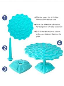 宇航员平衡象棋 | 双人随机惩罚挑战 | 复活节、万圣节、圣诞节派对策略玩具（家庭娱乐、节日礼物、互动对战）浪漫情侣游戏 - Balance game (Spaceman theme) - 查看 3