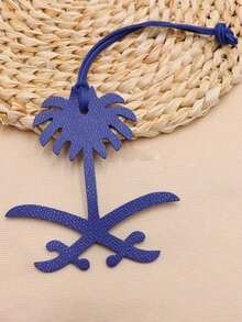 椰枣树皮吊坠，椰枣树造型皮吊坠饰品配件，汽车钥匙扣，枣木绳皮包挂件装饰，生日节日礼物，适合中小学生和大学生返校礼物，母亲节礼物，非常适合海滩度假包包挂件 - 彩色 - 查看 4