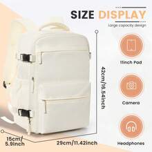 这款真空压缩背包专为旅行和商务出行而设计。它容量大，可容纳笔记本电脑、衣物等物品。只需按下一个真空按钮，即可节省50%的空间。轻便耐用，适合工作使用。3D泡沫肩带设计实用、节省空间、可调节且防滑。采用轻便耐用的尼龙材质，可折叠、不易褪色，是学生和休闲出行的理想之选。 - 彩色 - 查看 15