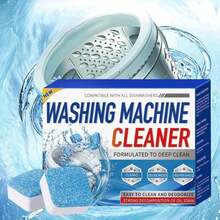 Washing Cleaner Descaler 12 Pack - Deep Cleaning Tablets HE Front Loader & Top Load Washer, Septic  -Friendly Deodorizer, Clean Inside Drum And Laundry Tub Seal - 12 Month Supply  Multifunction Strong Deodorization - 彩色 - 查看 1
