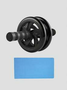 1pc Beginner Ab Wheel, Abdominal Roller Wheel, Silent Fitness Core Trainer, Unisex Home Workout Equipment For Abs Muscle - Blue - View 10