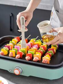 1 Piece Of Mogen Brush Oil Bottle - Leak-Proof And Drip-Proof Design, Easy To Clean, Retractable Direct-Touch Low Bottle, High Temperature Resistant, Suitable For Oil Bottles, Seasoning Bottles, Salad Seasoning, Suitable For Cooking, Barbecue, Grilling, Bread, Omelette, Baking Accessories, Suitable For Home, Kitchen, Outdoor Picnic, Camping, Travel And Restaurant Use, Kitchen Oil Dispenser