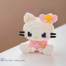 400 块 Sanrio Hello Kitty、My Melody、Cinnamoroll、Pompompurin、Black Cat 卡通人物积木 - 收藏品，完美的生日礼物 - 室内装饰，可爱卡通积木拼图玩具，动漫人物积木礼物 - 彩色 - 查看 20