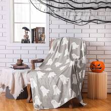Halloween Ghost Blanket Single -Sided Ghost Wool Throw Blanket Lightweight Comfortable Soft Warm Blanket, Suitable For Home, Camping, And Halloween (Black), Cozy Soft Flannel Blanket & Suitable For Birthday Anniversaries, Valentine's Day, Thanksgiving, Christmas, Halloween, Wedding, New Year Gifts Provide Personalized Ideal Gifts For Her, Him, Family Members, Boyfriends, Girlfriends, Fathers, Family Members, Mothers, Lovers, Daughters, Sons, Grandfathers, Grandmothers, Friends, Classmates And Pets. Sofa, Bed, Car, Bedroom, Living Room, Office, Outdoor Camping, Beach, Wall Decoration, Bedroom Decor,  Halloween Blanket, Fall Decor, Fall Decorations For Home, Christmas Party Theme Blanket, Christmas Decor, Office Decoration - Nhiều màu 23 - Xem 3