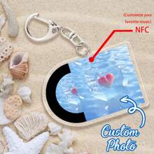 Custom Mini CD Keychain With NFC / Personalized Music Gift – Retro Style / Spotify Mini CD Keychain / Gift For Christmas / Custom Gift, Durable, Colorful, Cute, Adorable, Funny, Kawaii, Y2K, Stylish, Unisex, Casual, Custom, Personalized, Unique, Customized, Ideal Gifts For Him, Ideal Gifts Junior High School Students, Middle School Students, High School Senior High School Students, College Students, University Students, Freshman, Sophomore, Underclassmen,Practical Gift