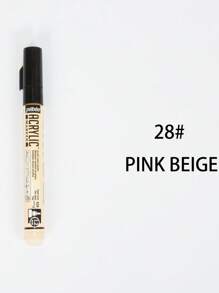 1 支 Pebeo 丙烯马克笔 1.2 毫米涂鸦防水高光笔非水溶性丙烯马克笔和 1 支 Pebeo 水彩马克笔，配有水溶性软头彩色刷，适用于学校用品，返校