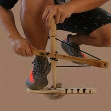 Kit de taladro de arco PSKOOK, iniciador de fuego primitivo, herramienta de fricción para supervivencia para actividades al aire libre de exploración, entrenamiento de supervivencia en la naturaleza, principiante - multicolor - Ver 7