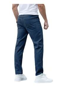 Kit 3 Men's Slim Jeans, Comfortable, Fits The Body - 黑色/淺色/深色 - 查看 7