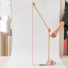 1pc Natural Color Cloud 30-Inch Mobile Arm For Baby Crib, Nursery Decor For Baby Girls