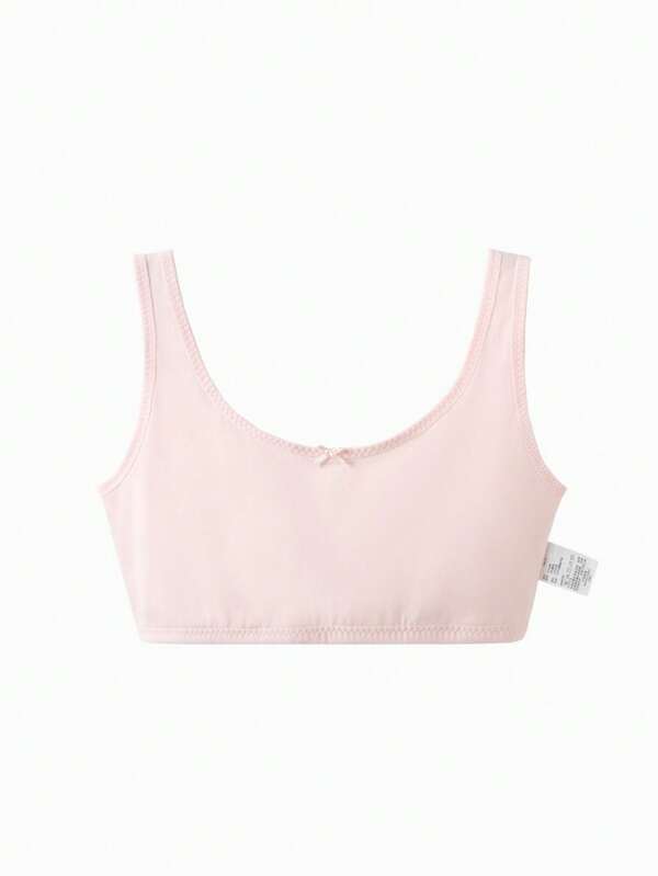 Balabala 女童训练文胸无缝防偷拍胸罩运动短款上衣