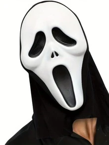 1pc Halloween Diamond Set Scream Ghost Face Mask COS Makeup Ball Costume Props - Multicolor - View 14