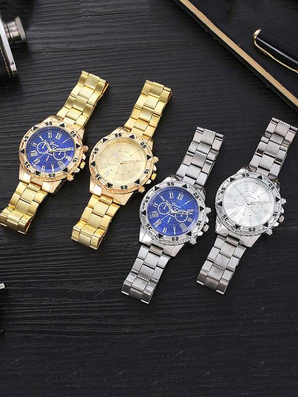 1 pieza Reloj de cuarzo con esfera grande y de diseño único, adecuado para adolescentes, uso casual diario, excelente como regalo para Halloween, Acción de Gracias o cumpleaños