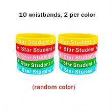 hoojojo 5pcs/Set Gelang Warna-warni, Gelang Penghargaan Siswa, Penghargaan Siswa Berprestasi, Perlengkapan Kembali ke Sekolah - MultiWarna - View 12