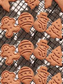 4 piezas de herramientas para decorar pasteles de fondant navideños, cortadores de galletas con resorte en forma de muñeco de nieve, árbol de Navidad, hombre de jengibre