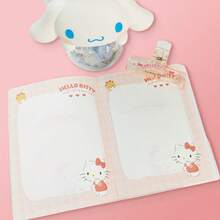 Miniso Caja de regalo de la serie Sanrio Hello Kitty, que incluye un diario, un clip para diario y notas adhesivas, adecuado para crear cuentas diarias o registros de viaje (1 pieza) - Rosa - Ver 3