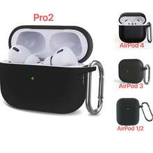 Silicone Solid Color Protective Case For Airpod - White - View 2