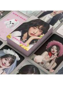 55张/92张/30张 Kpop (Vicky)/SKZ (DO IT)/BABYMONST/AESPA/KATSEYE/DILE/I.VE/TWICE/NMIXX 照片卡收藏套装 - 手工剪贴簿套装，K-Pop BLINK 生日礼物 | 卡套、书签套装、收藏卡、情人节礼物