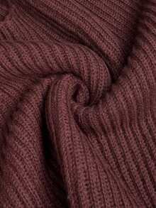 Áo len nữ dáng rộng cổ chữ V cài nút, kiểu dáng thoải mái, nhẹ nhàng, đa năng. - Cà phê nâu - Xem 8