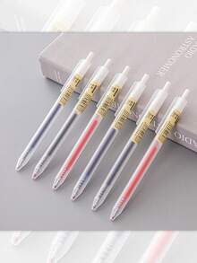 8 piezas Bolígrafos transparentes para planificador, con Body transparente y recambios de varios colores, adecuados para diseño de planificadores y codificación por colores. Ideal para entusiastas de los planificadores para crear capas refrescantes y un diario de planificador minimalista. Un gran regalo para estudiantes, maestros, colegas y amigos para cumpleaños, fiestas y estética minimalista.