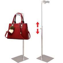 Stainless Steel Handbag Display Rack, Upgraded Adjustable Round Inner Bar, Gold/Silver Color Options, Multi-Functional Display For Bags / Hats / Jewelry, Suitable For Home / Boutique, Rust-Proof And Durable, Easy To Install.