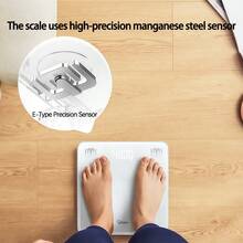 Midea CW6 Smart Scale With High-Precision LED Display For Accurate Measurements And Fitness, Weight Loss, And Health Management - White - View 3