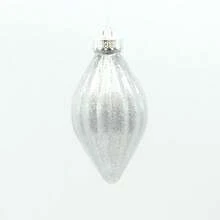 Transparent Christmas Ball Ornaments With Glitter Strings, Lightbulb Shaped, Creative Christmas Tree Hanging Decorations, Party Supplies