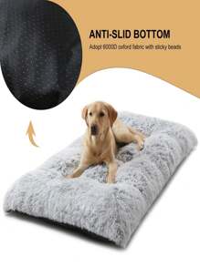 Cama de peluche para gatos, cama para perros, cama para mascotas, alfombra de peluche, cama para perros pequeños/medianos/grandes, suministros para mascotas, adecuada para todas las estaciones, lavable a máquina
