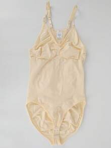 Racerback Women Tummy Control Shapewear Bodysuit Seamless V-Neck Waist Trainer Body Shaper Underwear Slimming Abdomen Compression Jumpsuit Shaping Tank Top Undershirts Spaghetti Strap