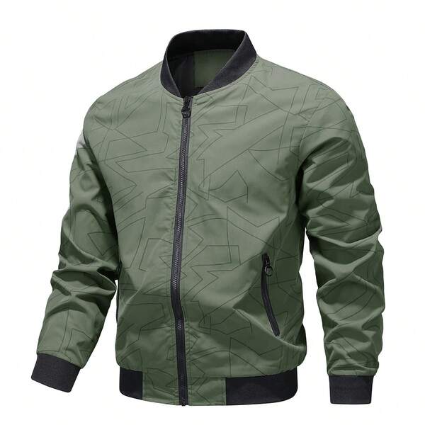 Men's Autumn/Winter Outdoor Sports Jacket, Fashion Casual Versatile Outerwear For Commuting, Dating, Fishing, Cycling, Hiking