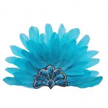 D EXCEED 1/2/3/4/6 Pcs Carnival Plumage Headband Lightweight Accessory For Parties Halloween Gifts Themed Events Durable Comfortable Flapper Headpiece Vibrant For Cosplay Celebrations - Multicolor - View 26