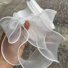 9-Meter/Roll Ribbon Bouquet Gift Wrapping Birthday Cake Baking Border Decoration Satin Ribbon Handmade DIY Bow - Multicolor - View 11