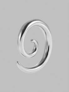 1PC Punk Stainless Steel Snail Spiral Ear Taper Flesh Tunnel Ear Stretcher Ear Nose Expander Stretching Ear Plug Ear Gauge - 1 Piece Of Spiral Ear Expansion - View 12