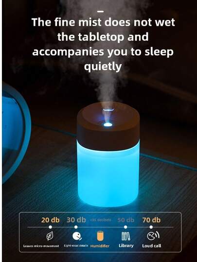 RAF USB Mini Essential Oil Diffuser With Aroma Humidifier, 7-Color Changing Lamp Smart Fragrance Diffuser, Suitable For Home, Travel, Bedroom And Office, No Battery Required, Portable Car Fragrance Device | LED Light | Holiday Gift Idea