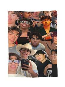 Malachi Barton Flannel Blanket For Girls And Boys, Anime Gift Cover Blanket, Comfortable Plush Flannel Fleece Printed Blanket, Double Blanket, Lightweight Plush, Suitable For Bed Decoration 50x40inch